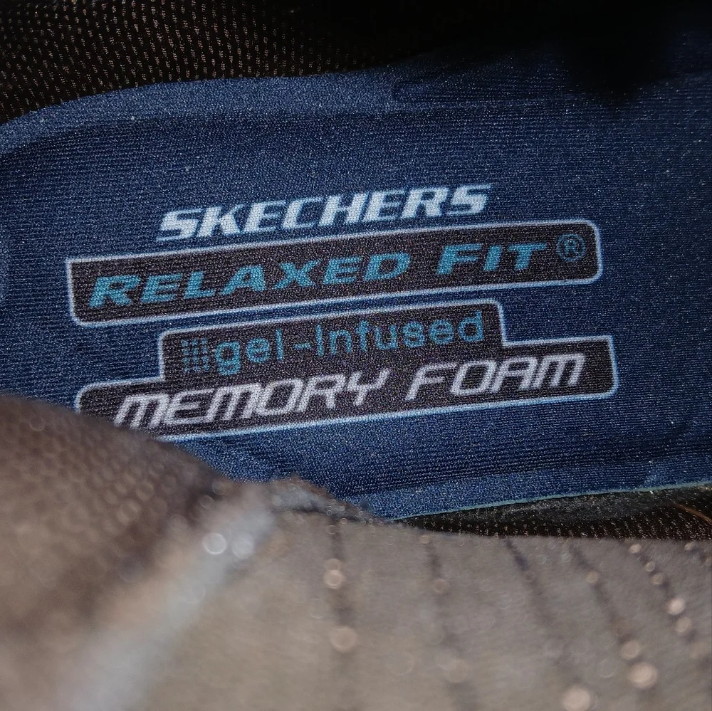 Skechers Men’s Slip‑On Leather Ankle Boots – Size 13